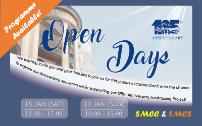 125th Anniversary Open Days
